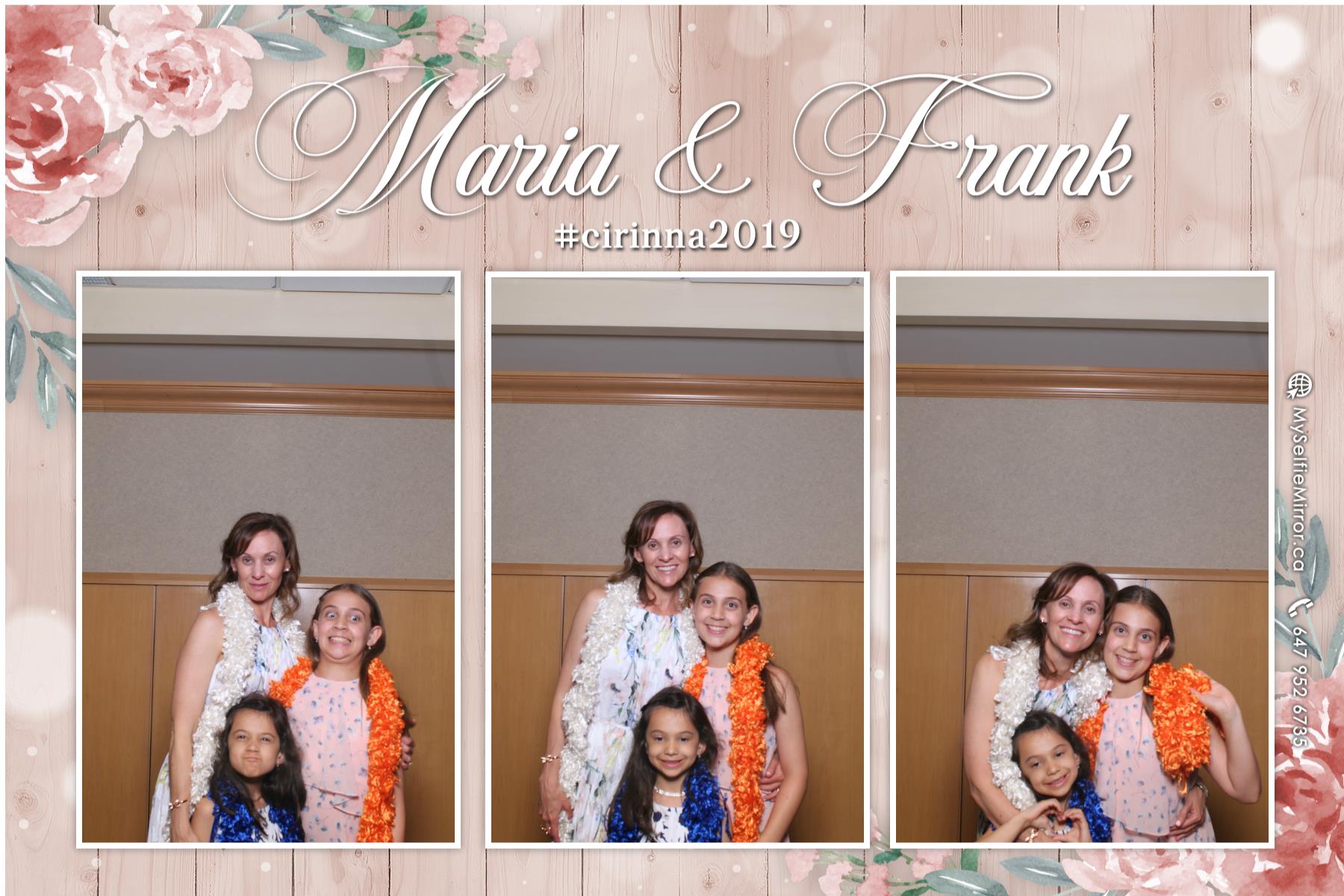 Wedding of Frank and Maria  | View more photos from the event at gallery.myselfiemirror.ca/u/romanmyselfiemirrorca/Wedding-of-Frank-and-Maria